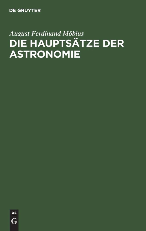 Die Hauptsätze Der Astronomie