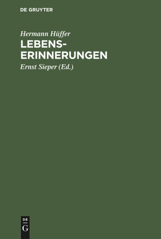 Lebenserinnerungen
