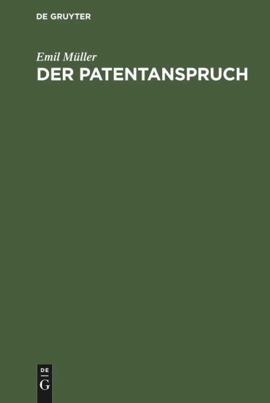 Der Patentanspruch