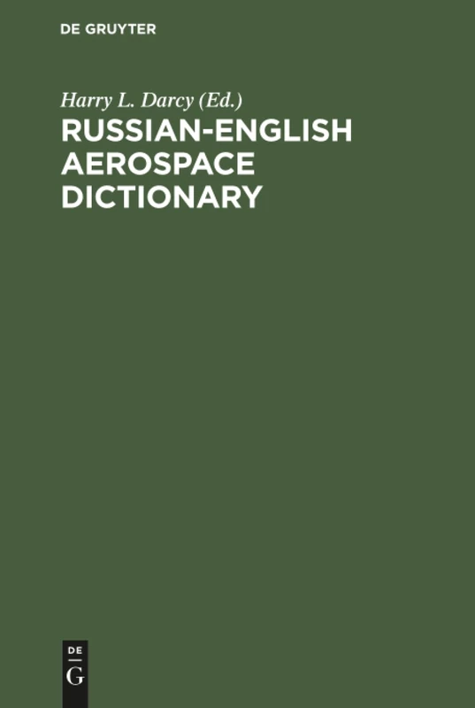 De Gruyter Russian-English Aerospace Dictionary