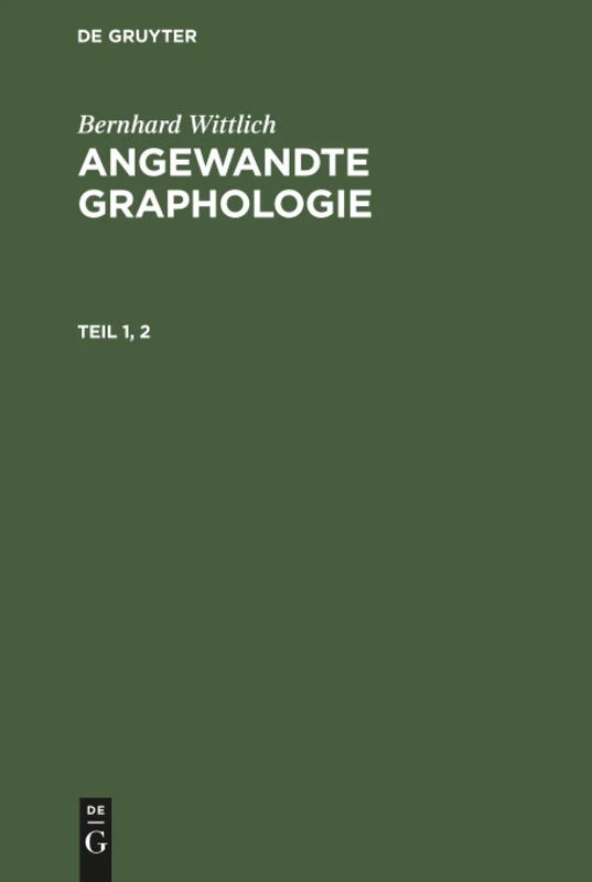 Angewandte Graphologie