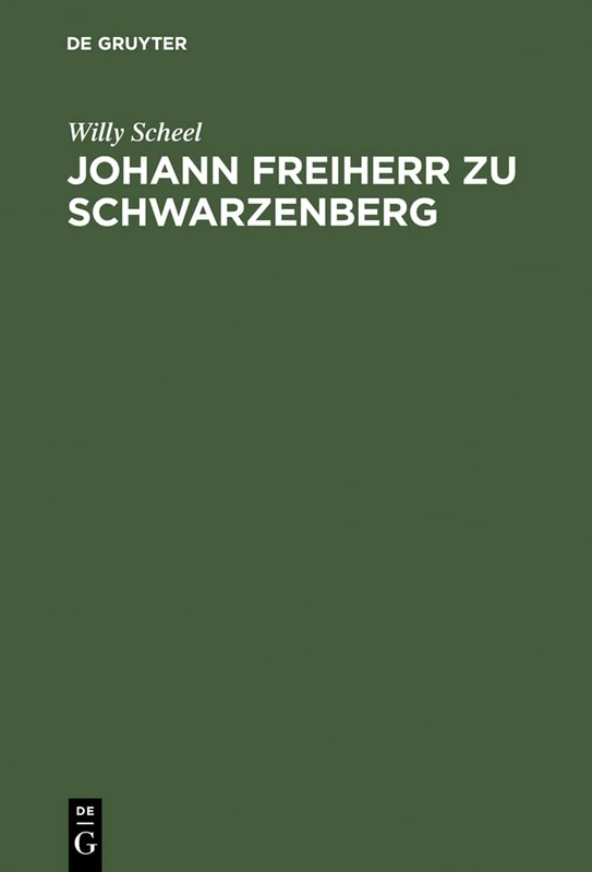 Johann Freiherr zu Schwarzenberg - Image 1