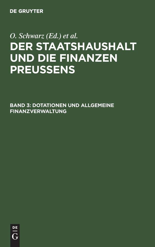 Dotationen und Allgemeine Finanzverwaltung: 3