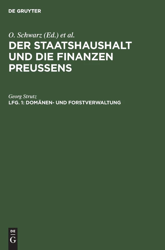 Domänen- und Forstverwaltung: Lfg. 1 - Image 1