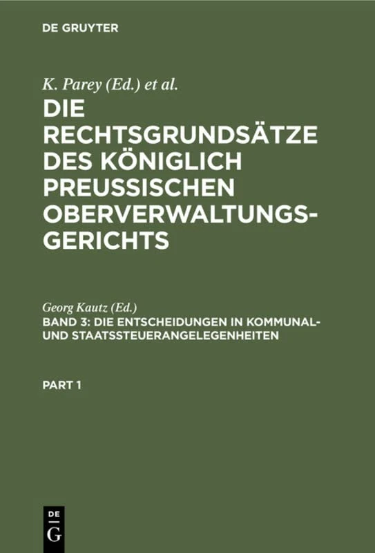 Die Entscheidungen in Kommunal- und Staatssteuerangelegenheiten: 3