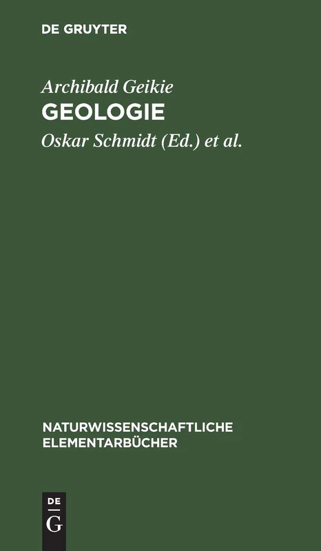 Geologie: 5 (Naturwissenschaftliche Elementarbücher)