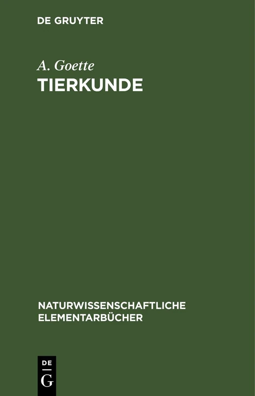 Tierkunde: 6 (Naturwissenschaftliche Elementarbücher)