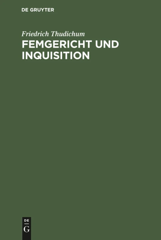 Femgericht und Inquisition - Image 1