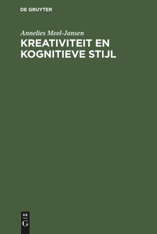 Kreativiteit en kognitieve stijl