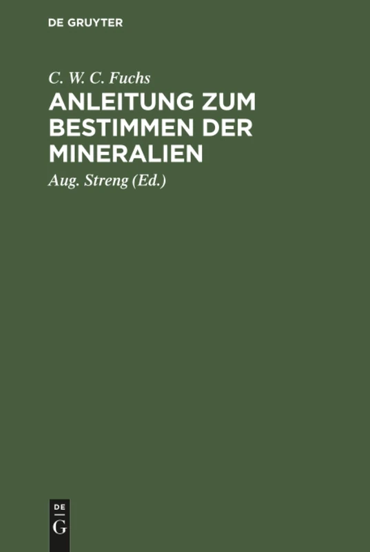Anleitung zum Bestimmen der Mineralien