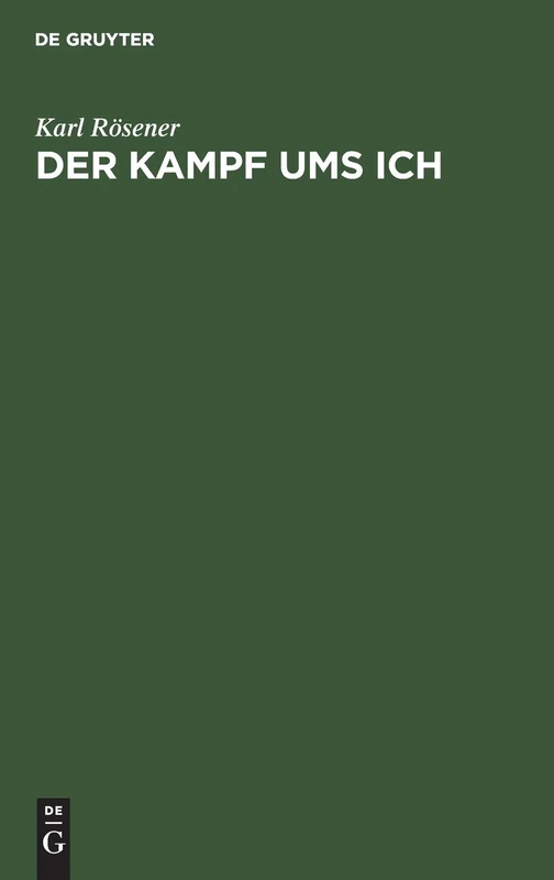 Der Kampf Ums Ich: Eine Auseinandersetzung Zwischen Christlichem Und Nietzscheschem Individualismus