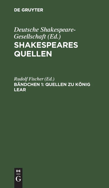 Quellen Zu König Lear