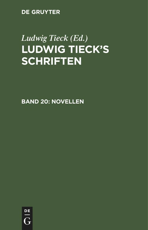 Novellen: [Der Jahrmarkt. Der Hexen-Sabbath]