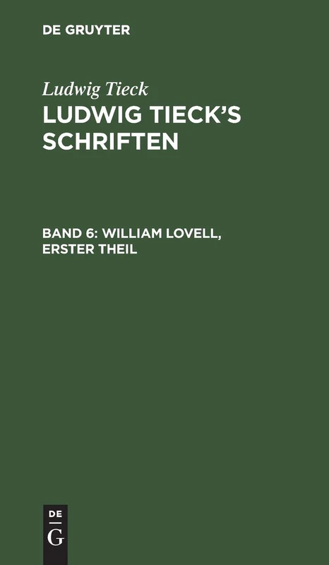 William Lovell, Erster Theil: 6