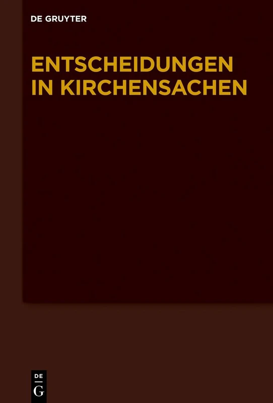 01.01.2021-30.06.2021 (Entscheidungen in Kirchensachen seit 1946)