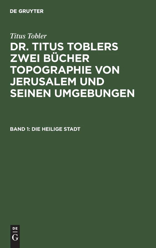 Die heilige Stadt: Mit Artistischer Beilage