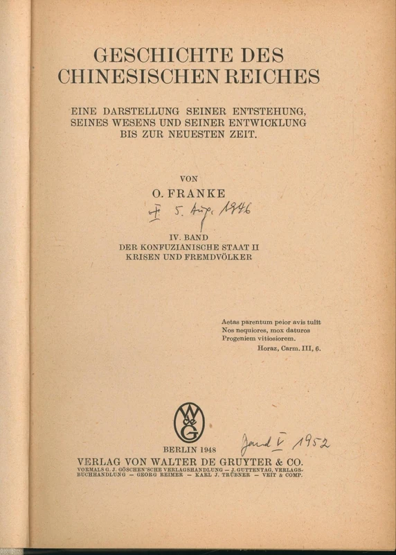 Der Konfuzianische Staat, 2: Krisen Und Fremdvölker