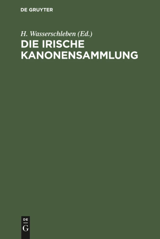 Die irische Kanonensammlung