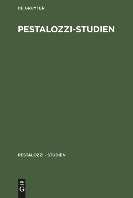Pestalozzi-Studien: 2