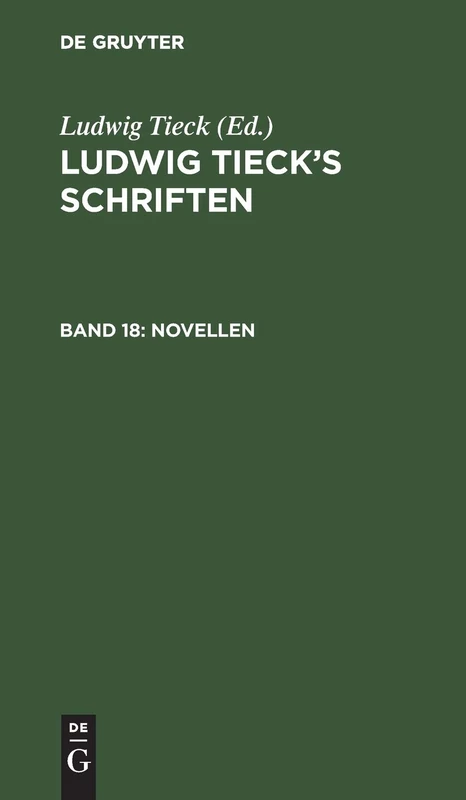 Novellen: [Das Fest Zu Kenelworth. Dichterleben. Erster Theil. Dichterleben. Zweiter Theil: Der Dichter Und Sein Freund]: 18
