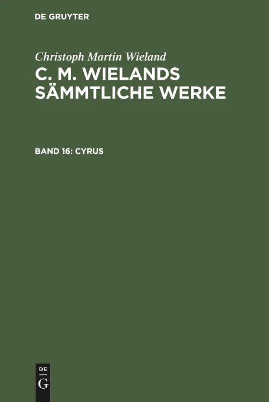 Cyrus: Aus C. M. Wieland's Sämmtliche Werke: 16 - Image 1