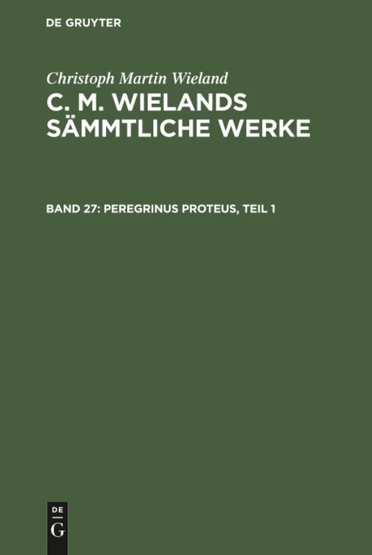 Peregrinus Proteus, Teil 1: 27