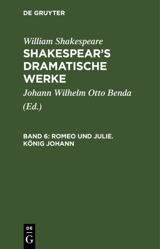 Romeo Und Julie. König Johann - Image 1