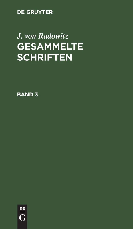Gesammelte Schriften: 3