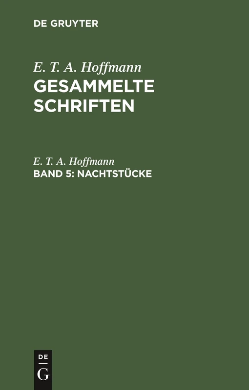 Nachtstücke: Zwei Theile: 5