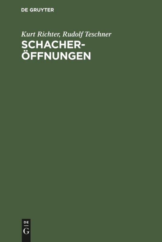 Schacheröffnungen: Der Kleine Bilguer. Theorie Und PRAXIS