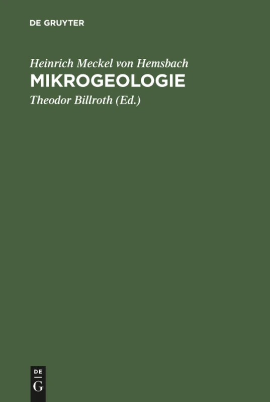 Mikrogeologie: Ueber Die Concremente Im Thierischen Organismus