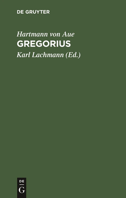 Gregorius: Eine Erzählung