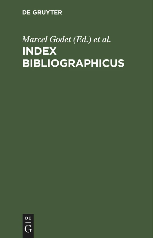 Index bibliographicus: Weltliste Laufender Bibliographischer Zeitschriften