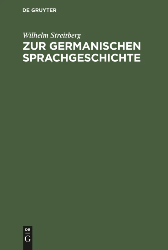 Zur germanischen Sprachgeschichte