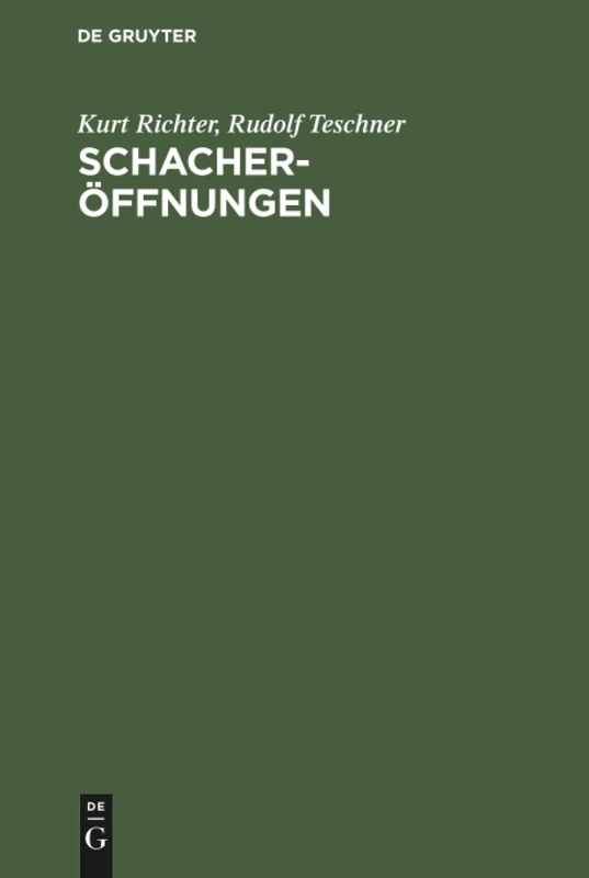 Schacheröffnungen: Der Kleine Bilguer