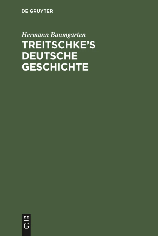 Treitschke's Deutsche Geschichte