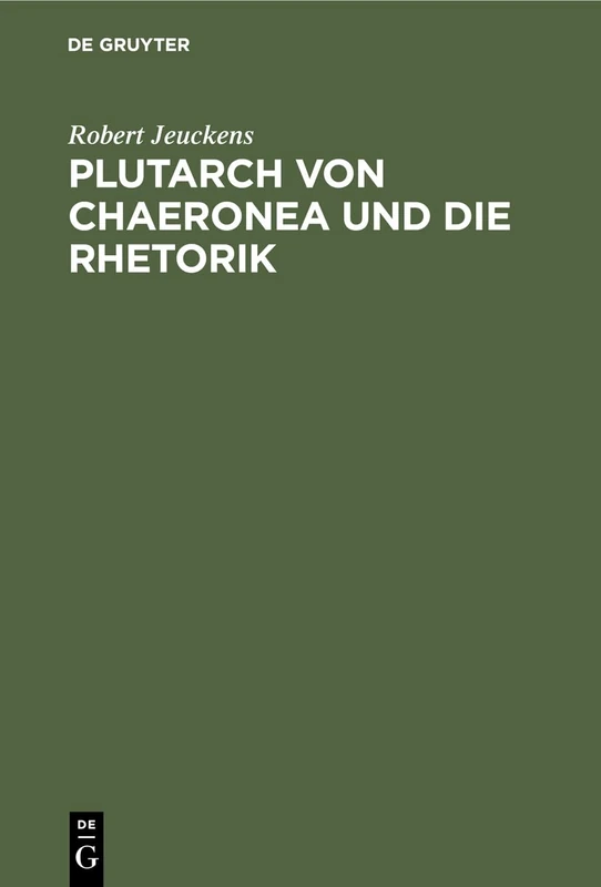Plutarch von Chaeronea und die Rhetorik - Image 1