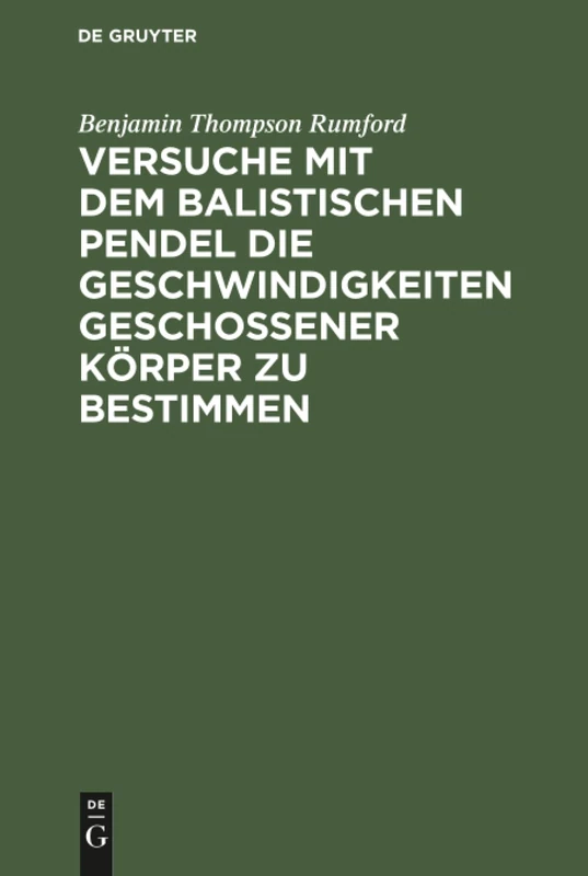 Versuche mit dem Balistischen Pendel die Geschwindigkeiten geschossener Körper zu bestimmen - Image 1