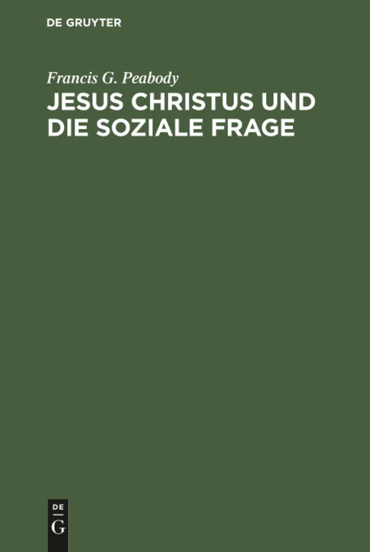 Jesus Christus und die soziale Frage