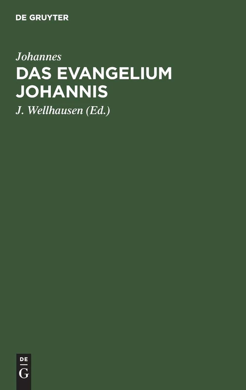 Das Evangelium Johannis