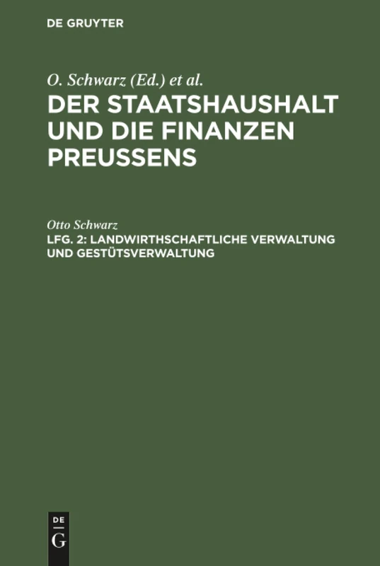 Landwirthschaftliche Verwaltung und Gestütsverwaltung: 2