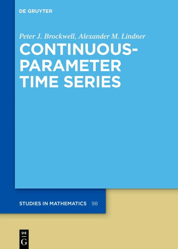 De Gruyter Continuous-Parameter Time Series Mathematics Book