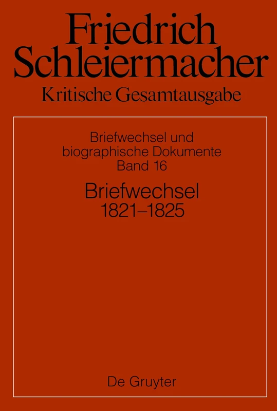 Briefwechsel 1821-1824: Briefe 5201-5773