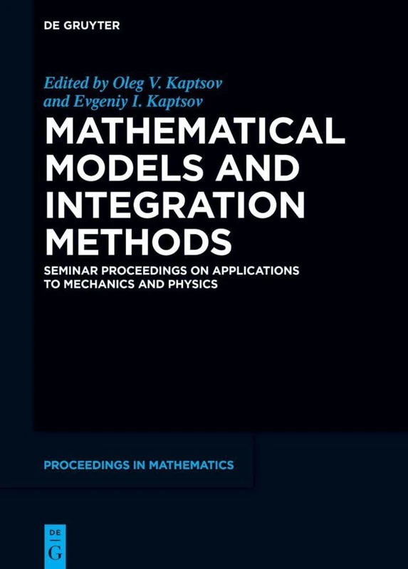 De Gruyter Mathematical Models and Integration Methods Book