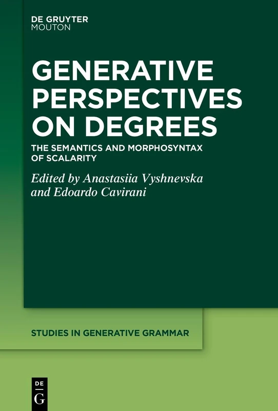 De Gruyter Mouton - Generative Perspectives on Degrees 154
