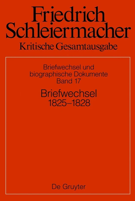 Briefwechsel 1825-1828: Briefe 5774-6388