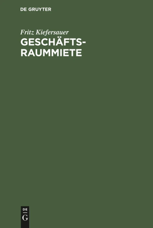 Geschäftsraummiete