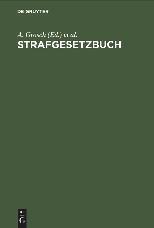 Strafgesetzbuch: Mit Erläuterungen Und Beispielen Sowie Den Wichtigsten Nebengesetzen Und Je Einem Anhang Über Jugendstrafrecht Und Jugendschutz, ... Ordnungswidrigkeiten Und Strasprozeßrecht