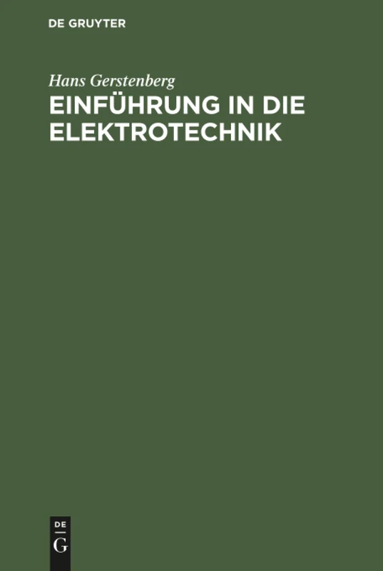 Einführung in die Elektrotechnik