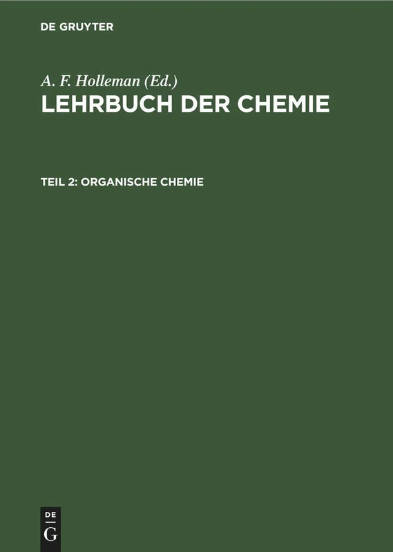 Organische Chemie: 2 (Lehrbuch Der Chemie)